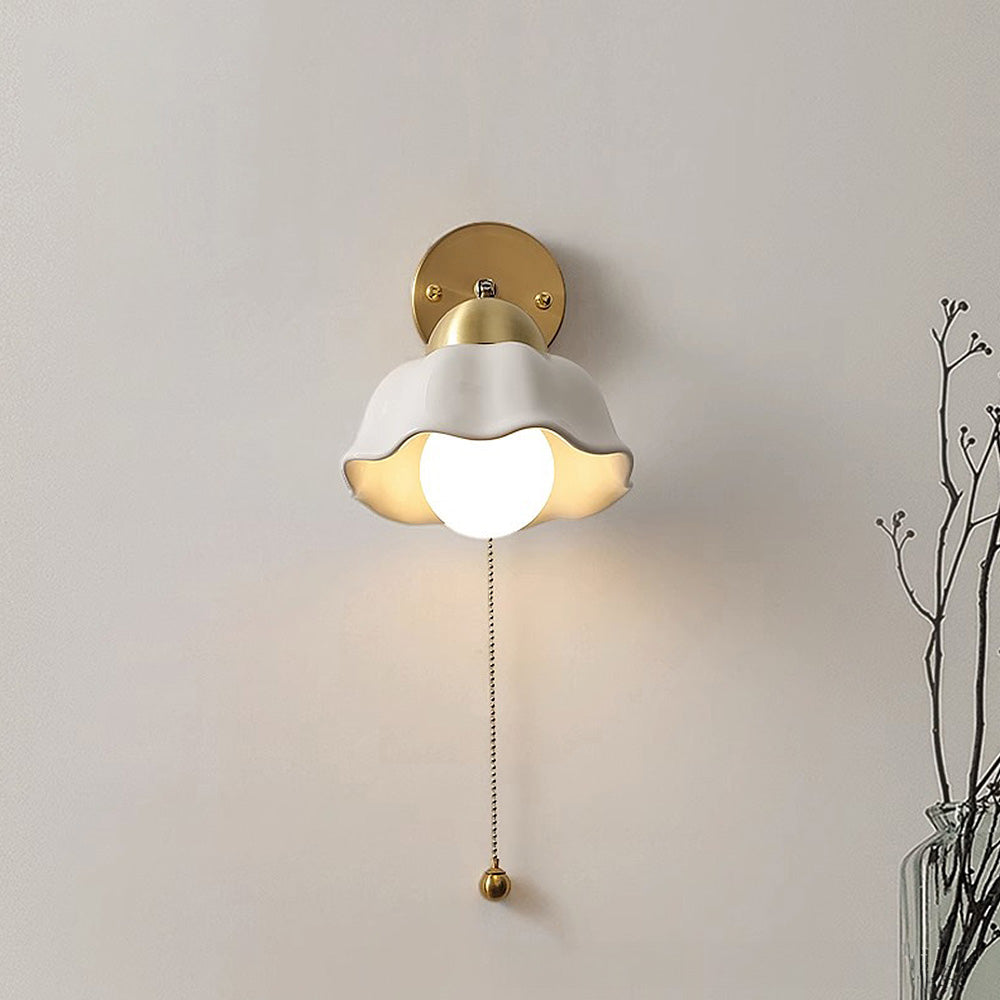Lampe Murale Fleur Délicate Vintage - Santeova