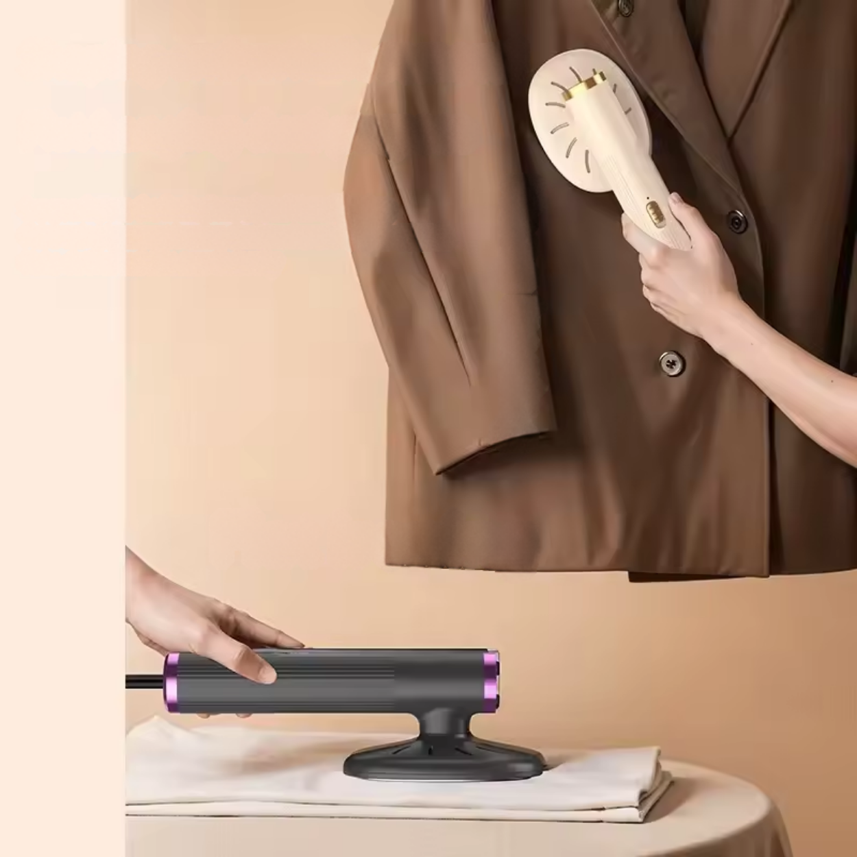 Compacte Stoomstrijkijzer met Snelle Verwarming en USB-kabel