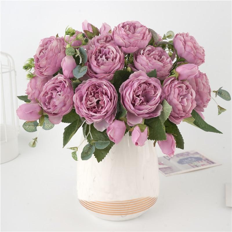 Fleur de Maison | Composition Élégante de Pivoines pour Décoration Intérieure