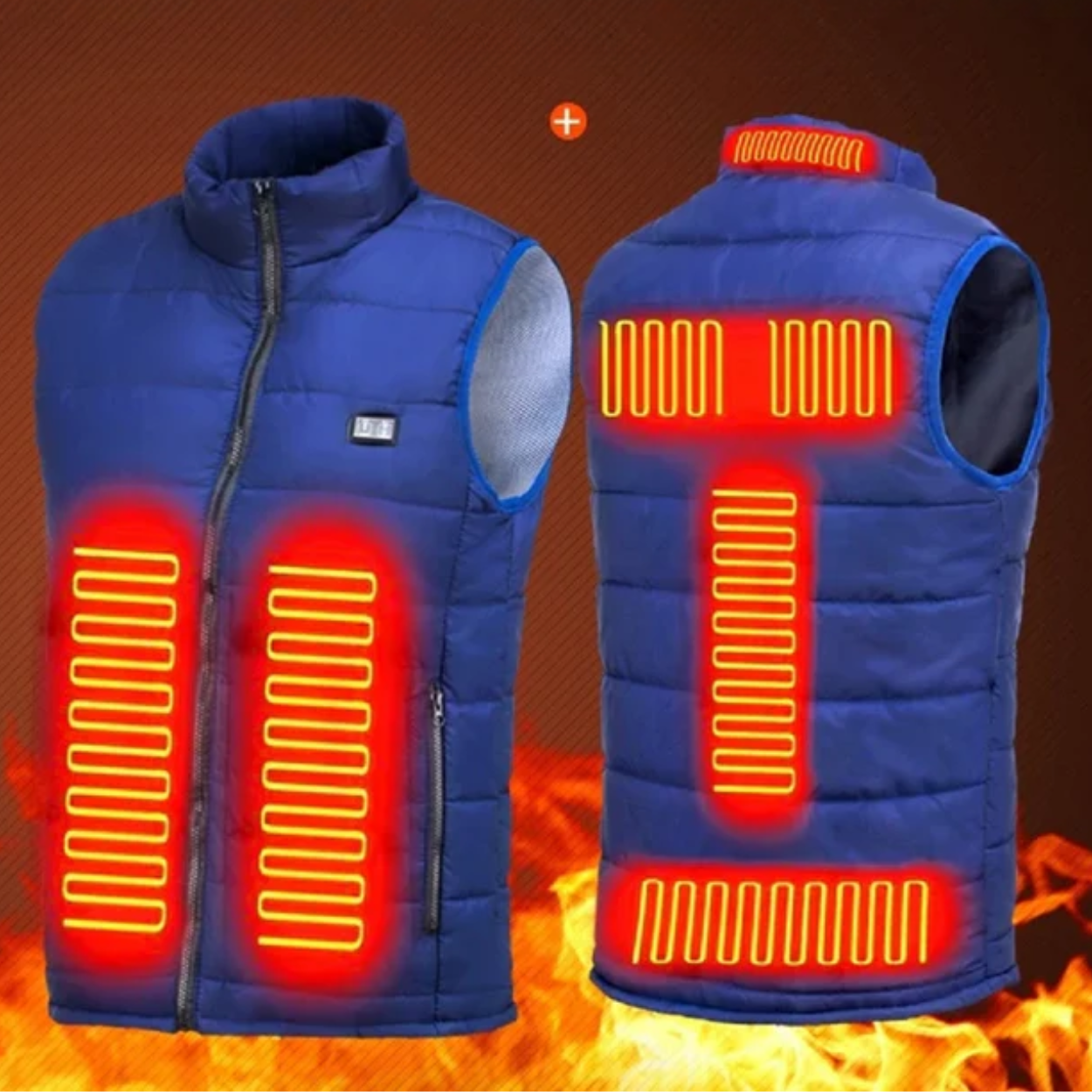 Gilet D'hiver Épais et Chauffant