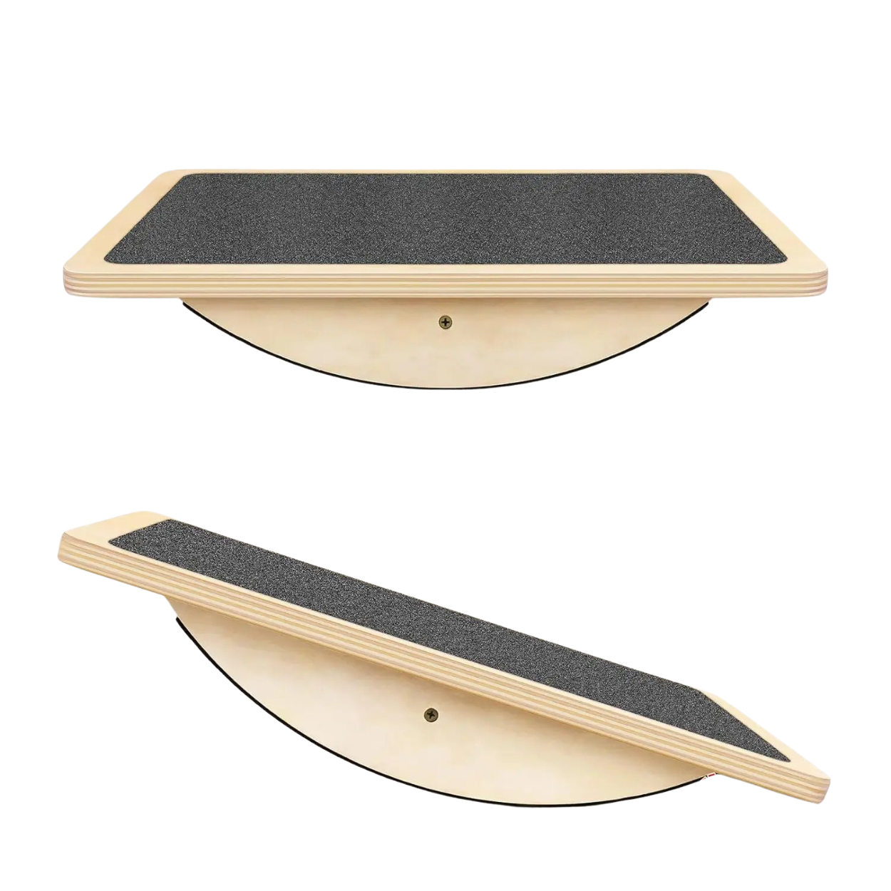Massief Houten Balansplank met Antislip Oppervlak