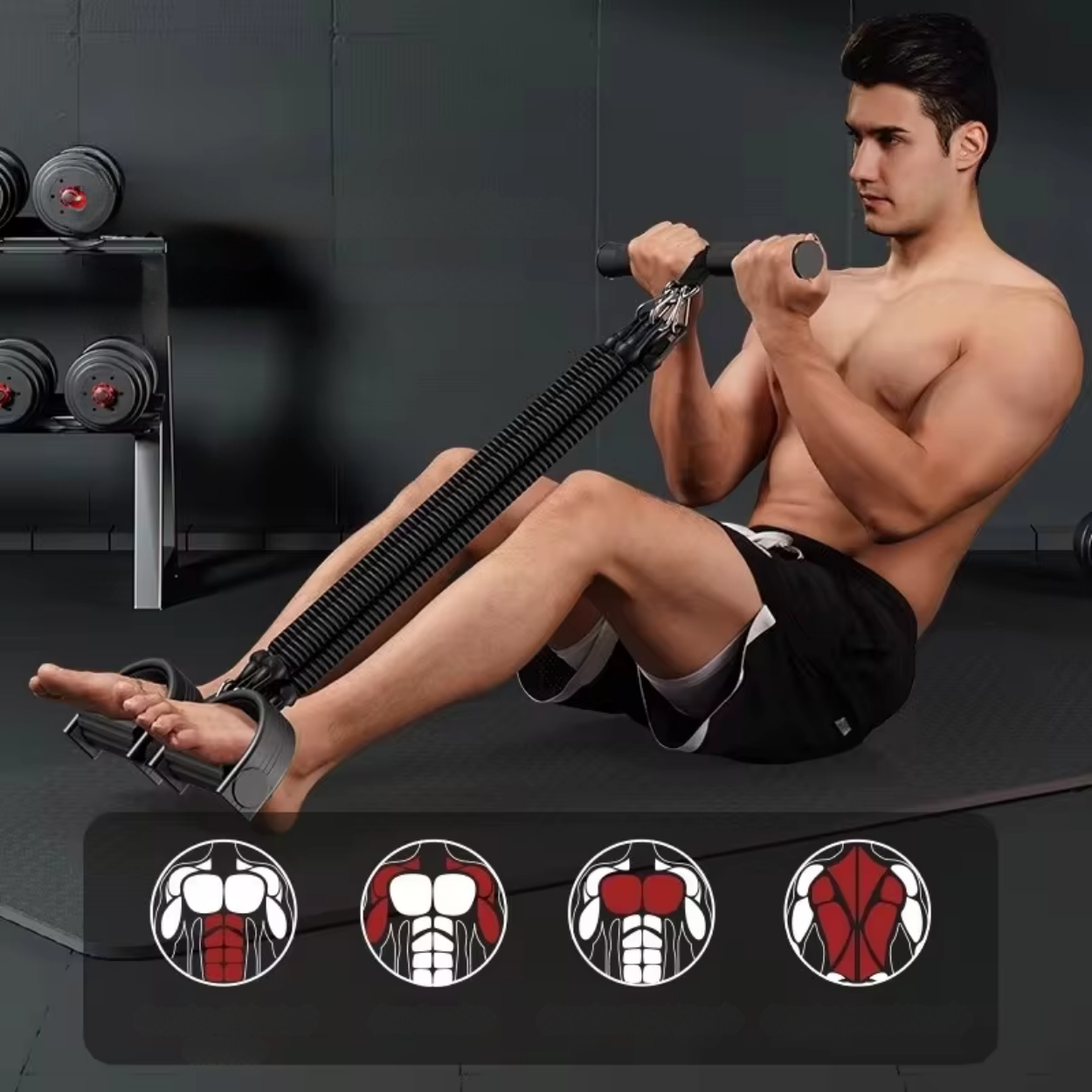Ruban de Résistance Élastique pour Entraînement Sportif