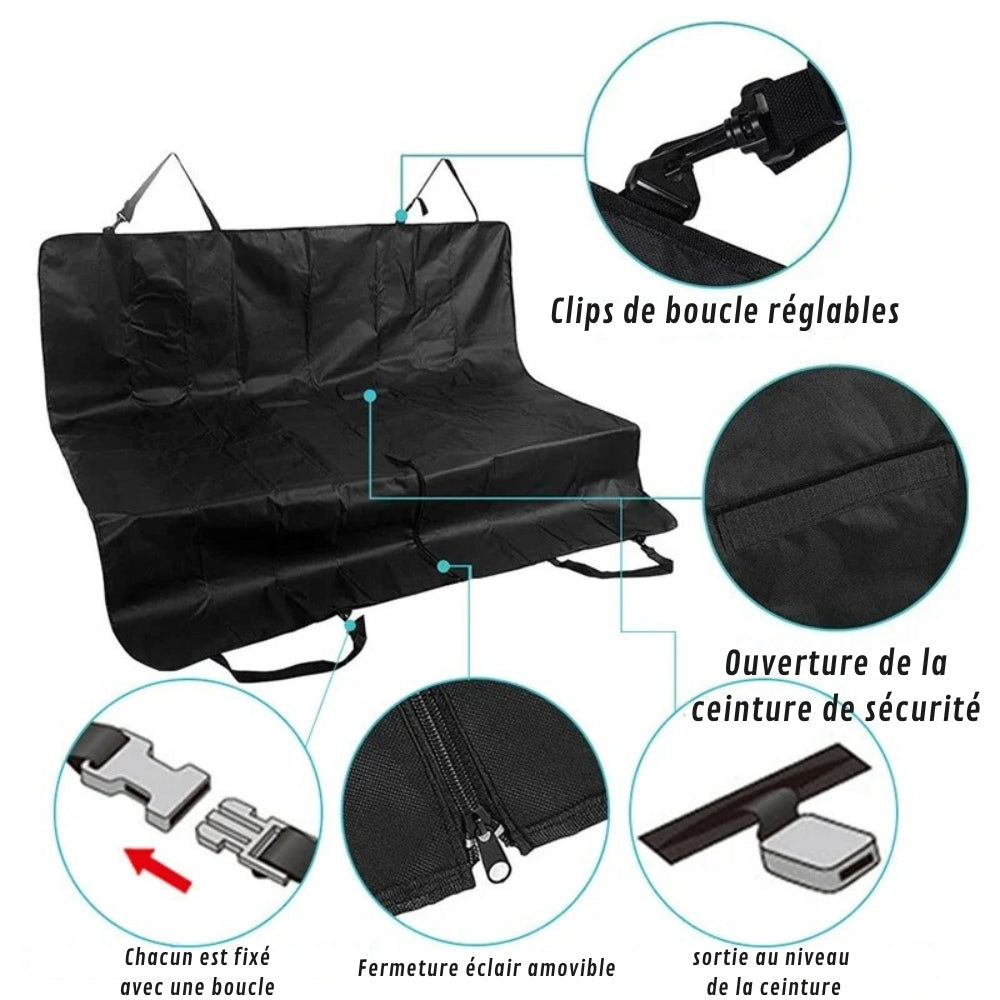 Bâche de Voiture Protège Intérieur pour Chien