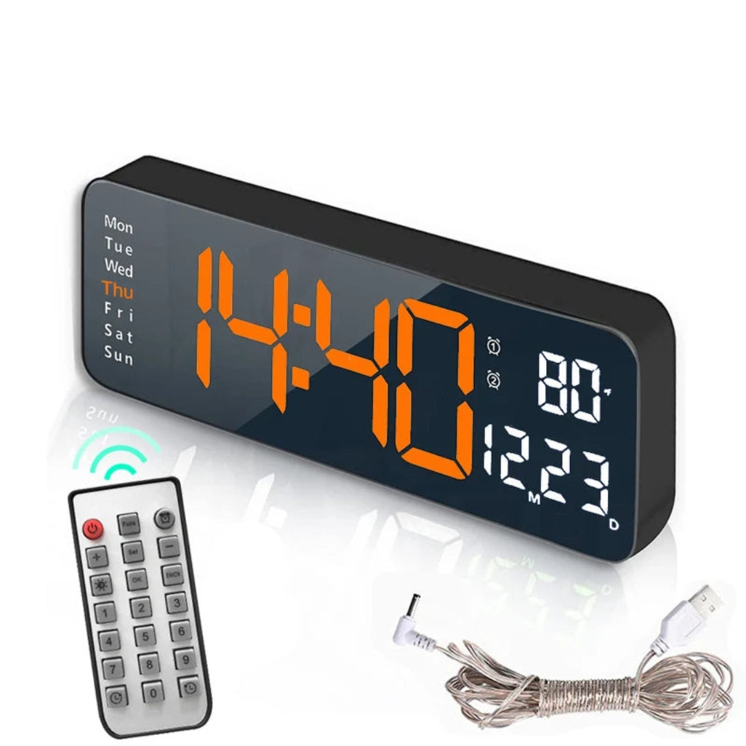 Horloge Murale LED Digitale Moderne - Marcherelle