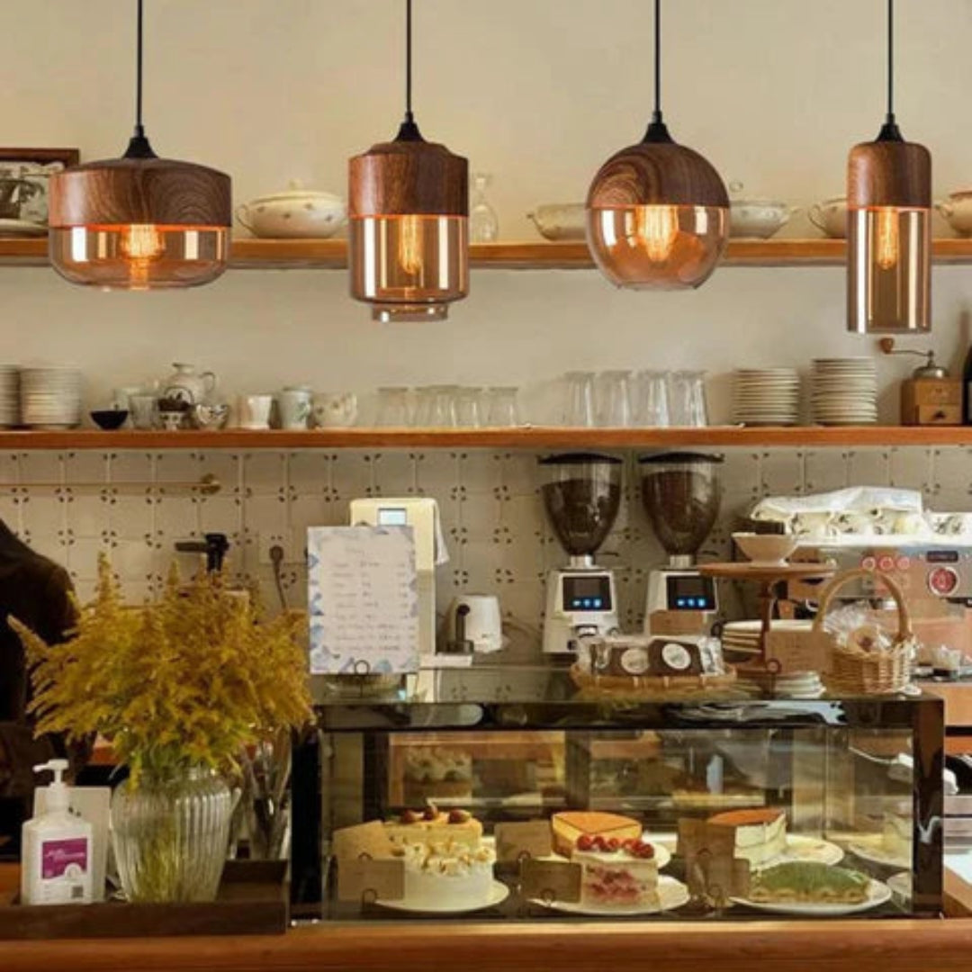 Lampe Plafond Bois Design Nordique