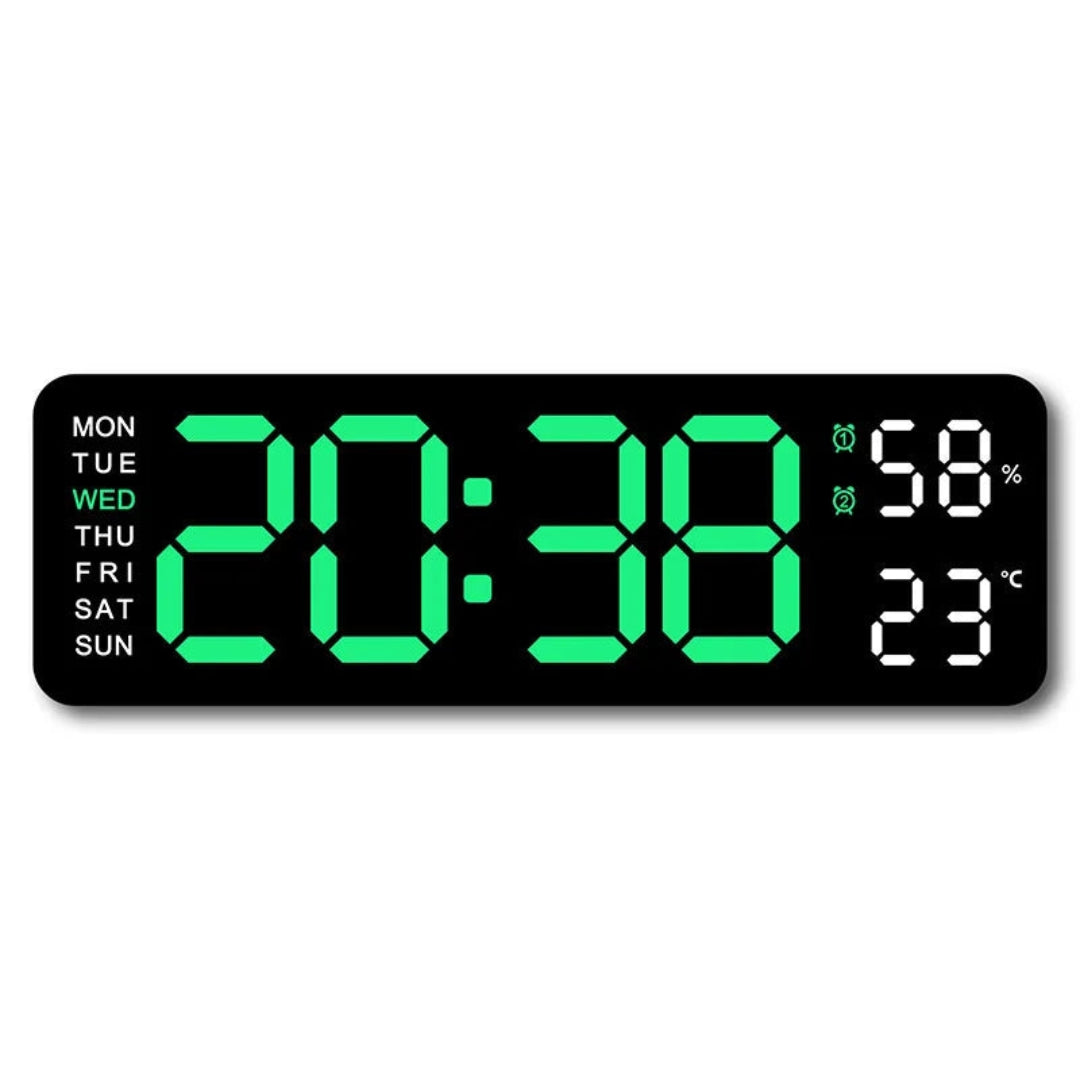 Horloge Murale LED Digitale Moderne