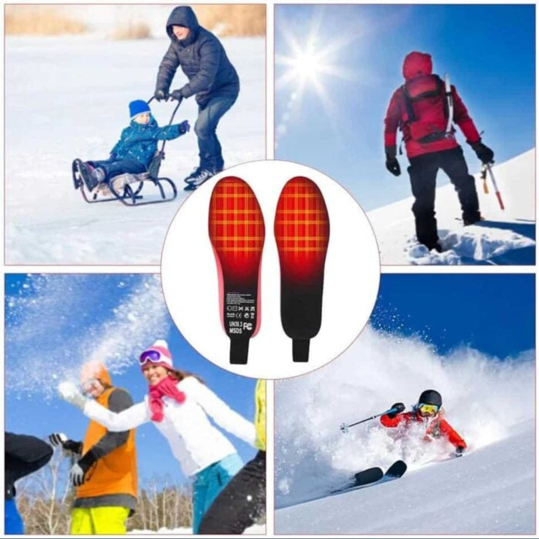 Semelles Chauffantes Électriques Réutilisables