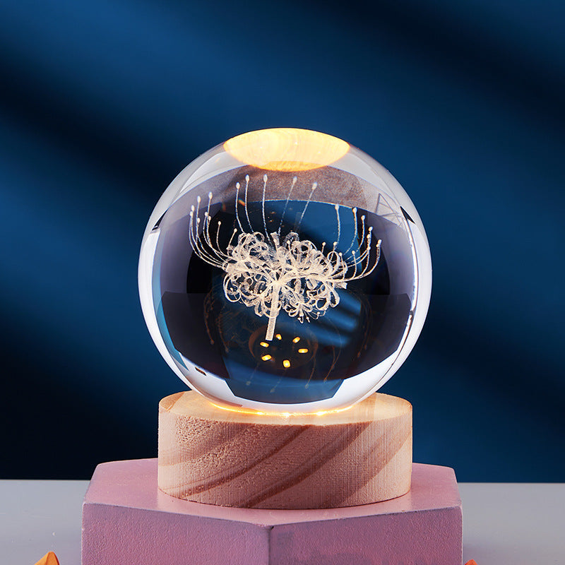Lampe de Nuit Cristal Élégante