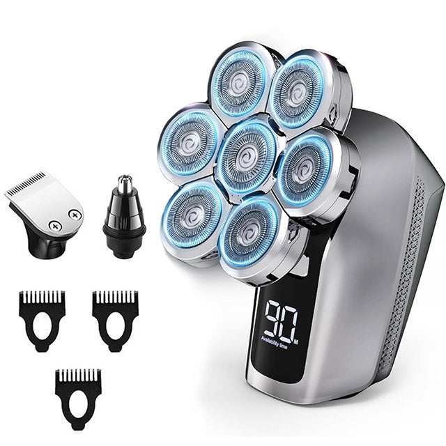 Rasoir Élégant 7 Lames pour Homme avec LED et Fonction Multiblade - Santeova