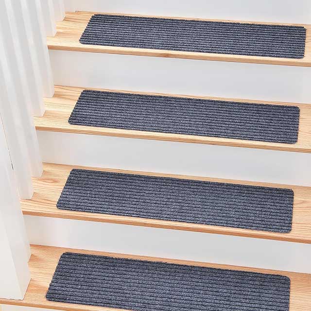 Tapis d'Escalier Anti-Glissants Auto-Agrippants - Set de 15
