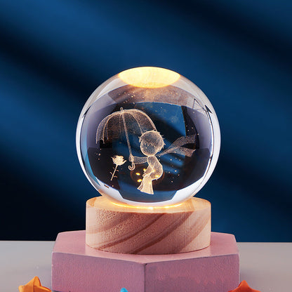 Lampe de Nuit Cristal Élégante