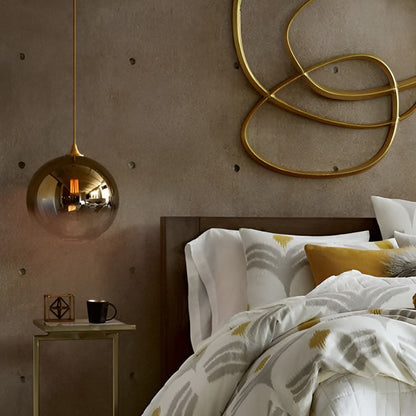 Luminaire Suspendu en Verre avec LED pour Salon et Cuisine