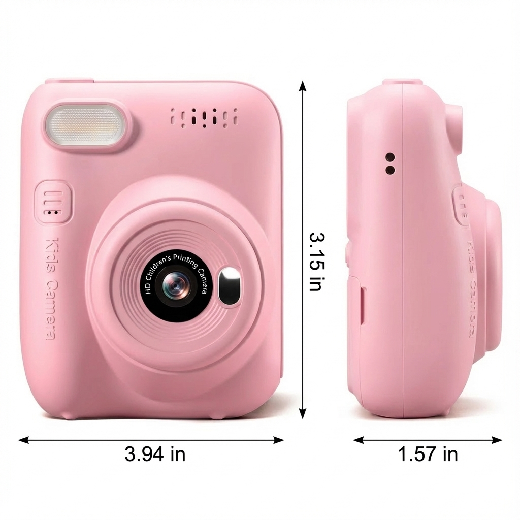 Marcherelle™ – Appareil Photo Enfant Instantané pour Créativité Ludique