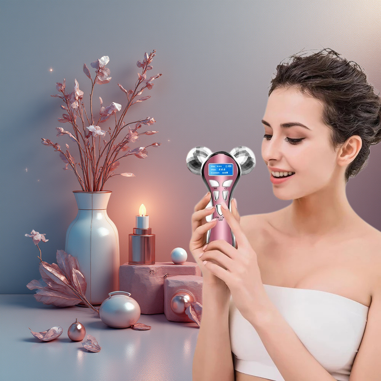 Appareil Massage Visage Avancé 4D