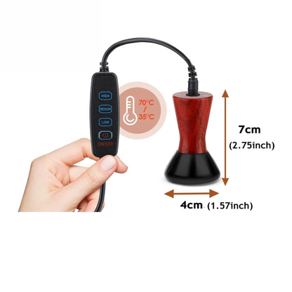 Elektrisch Verwarmd Gua Sha Massageapparaat voor Gezicht