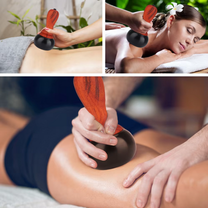 Elektrisch Verwarmd Gua Sha Massageapparaat voor Gezicht