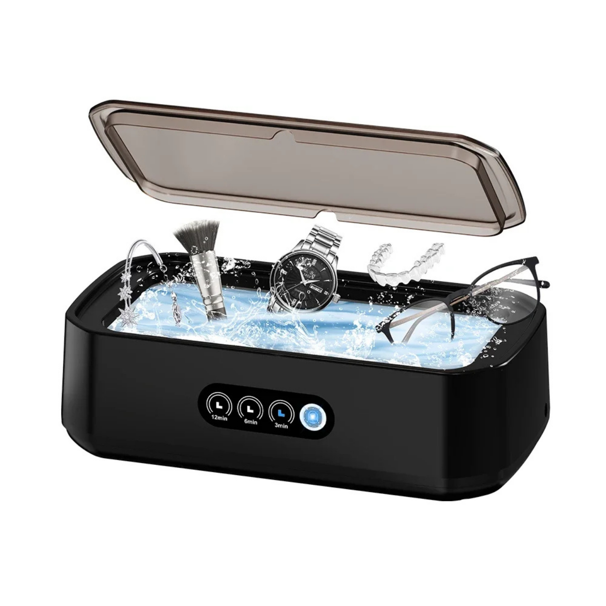Nettoyeur Ultrason 650ml pour Bijoux et Prothèses Dentaires