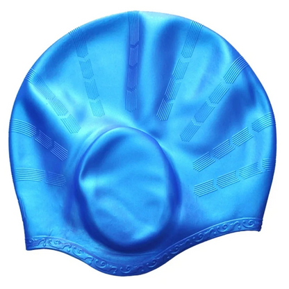 Bonnet de Douche en Caoutchouc Étanche avec Protection Oreilles