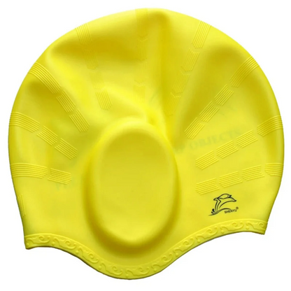 Bonnet de Douche en Caoutchouc Étanche avec Protection Oreilles