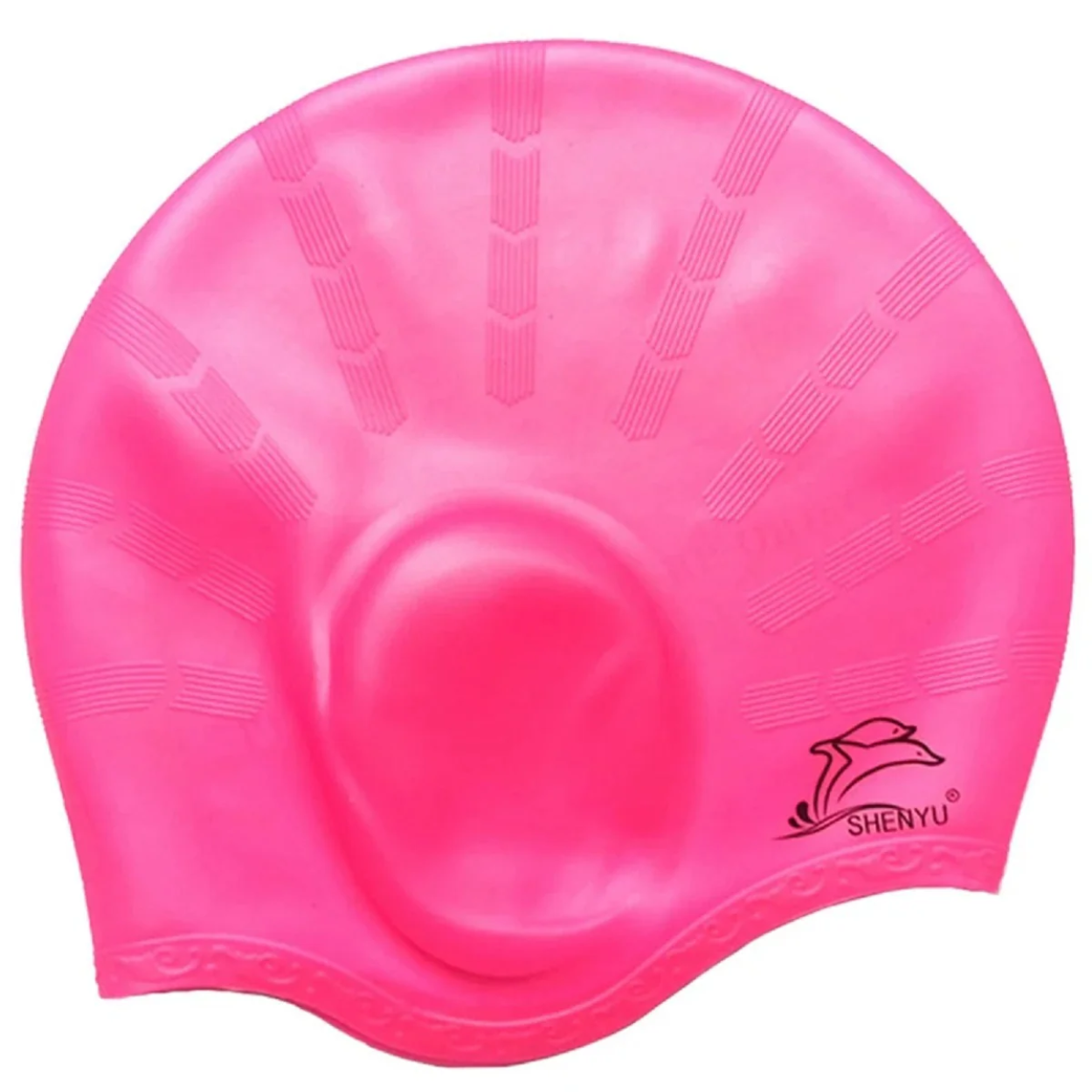 Bonnet de Douche en Caoutchouc Étanche avec Protection Oreilles