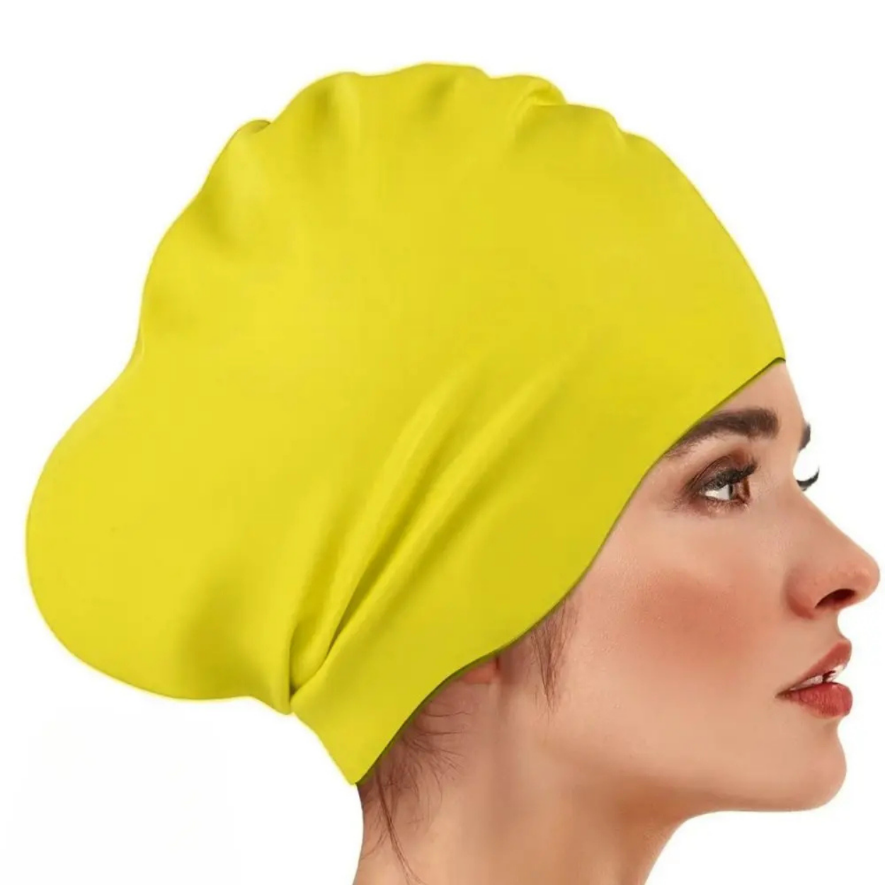 Bonnet de bain Grande Taille pour Cheveux Longs