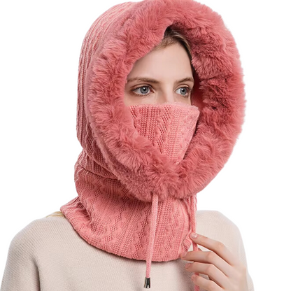 Cagoule Polaire 3 en 1 Écharpe et Bonnet