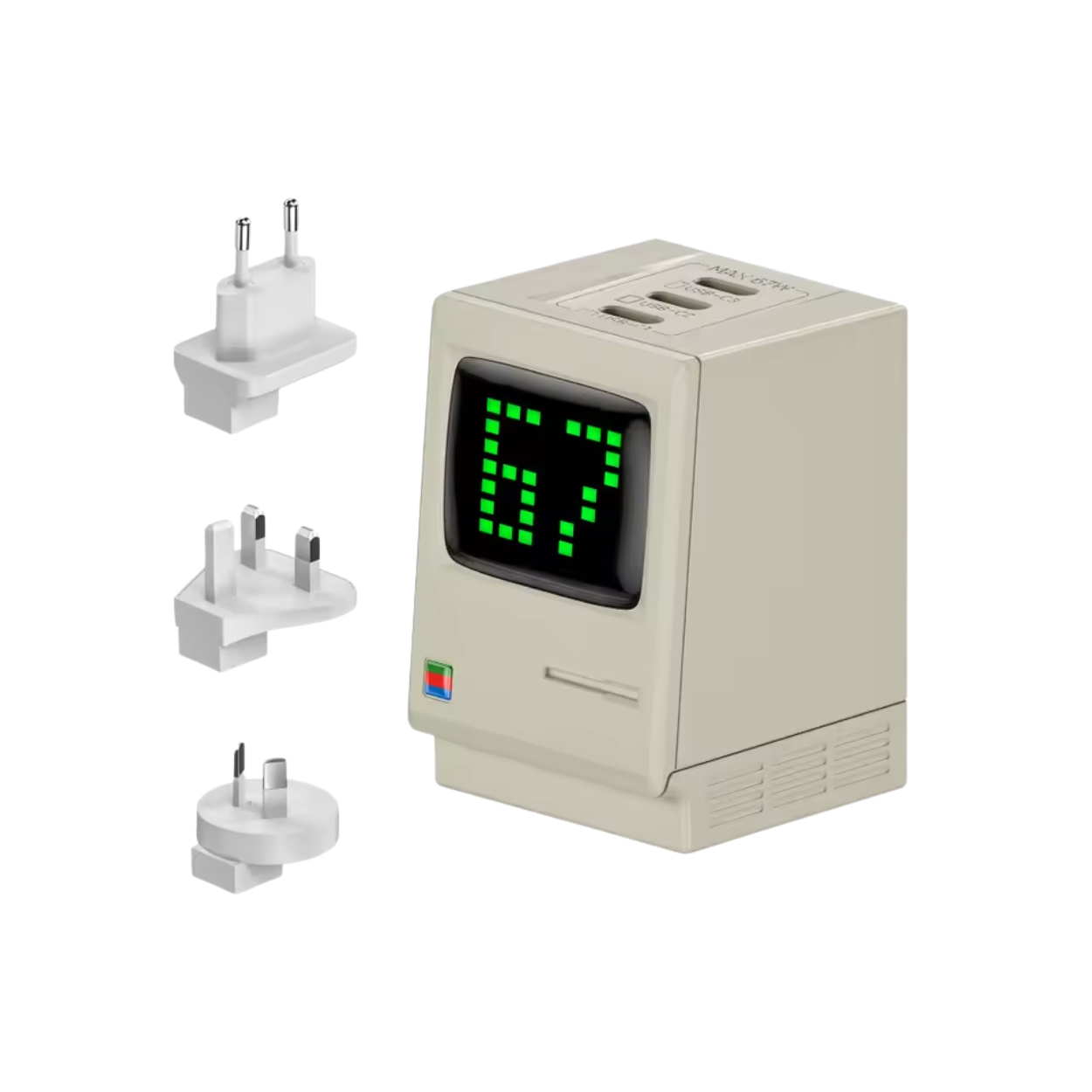 Chargeur Smartphone Rétro Vintage 67W