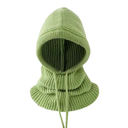 Cagoule Capuche Tricotée Unisexe Hiver