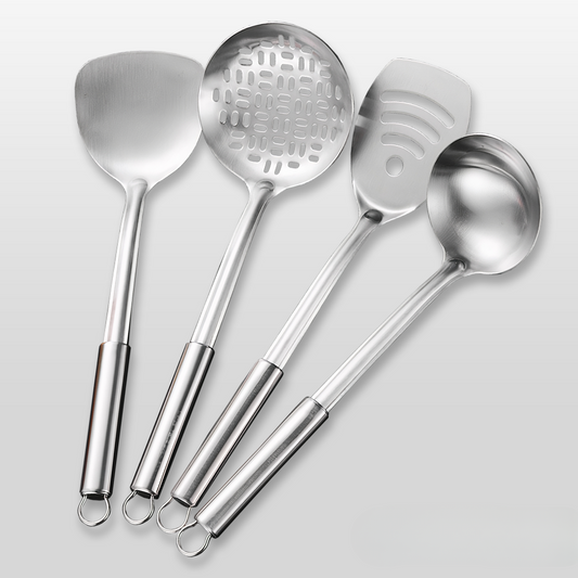 Ustensiles de Cuisine Inoxydables Robustes - Foivo