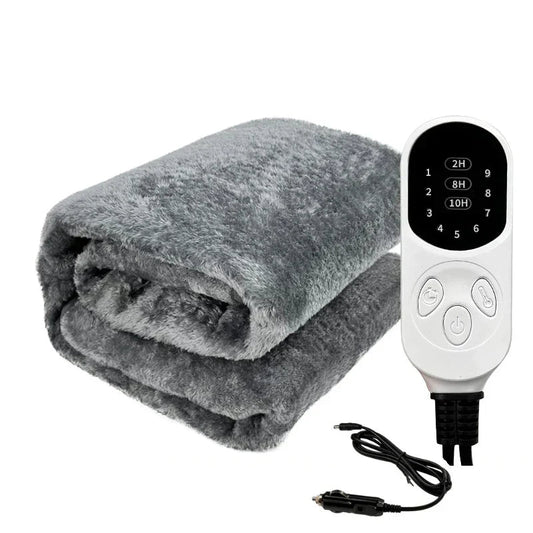 Plaid Chauffant 12V pour Voiture et Camion - Foivo
