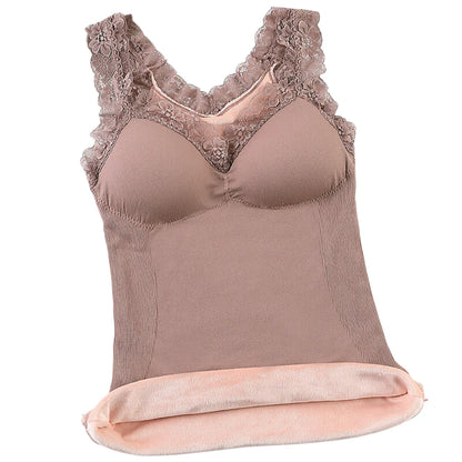 Zachte en warme thermische tanktop voor de winter