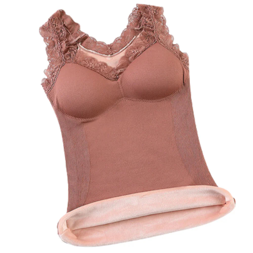 Zachte en warme thermische tanktop voor de winter