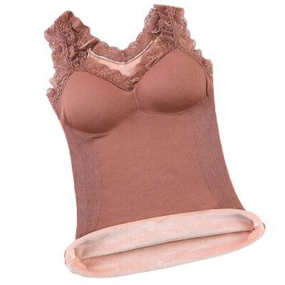 Zachte en warme thermische tanktop voor de winter