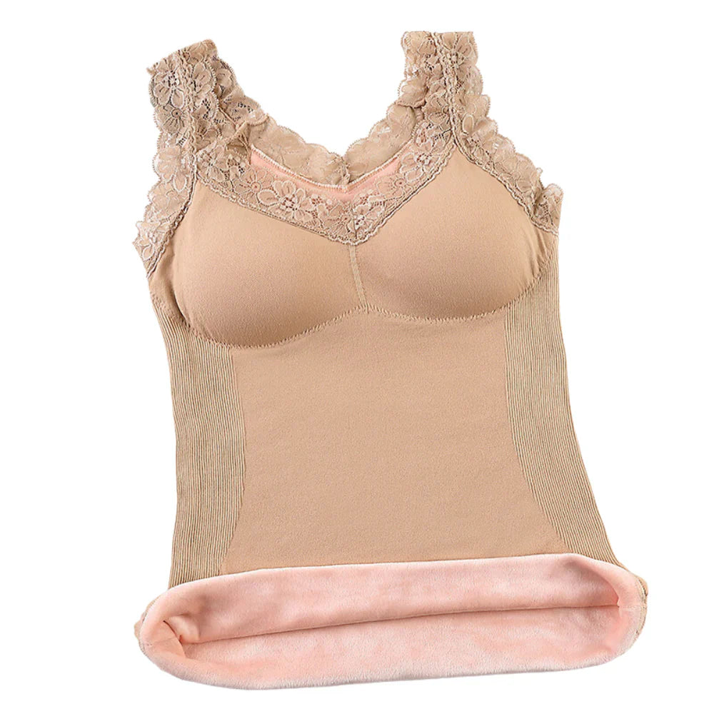Zachte en warme thermische tanktop voor de winter