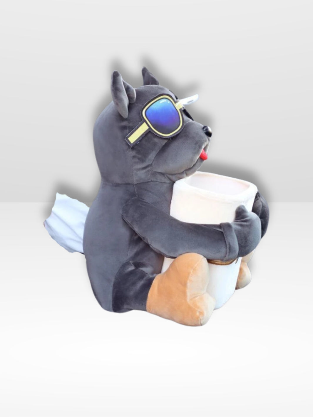 Autobinnenarmsteun Hond met Prullenbak en Zakdoekhouder