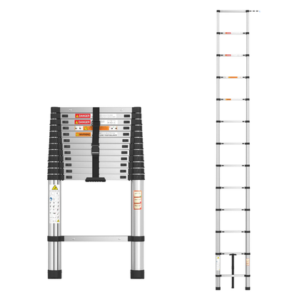 Robuuste Stalen Telescopische Ladder voor Werk