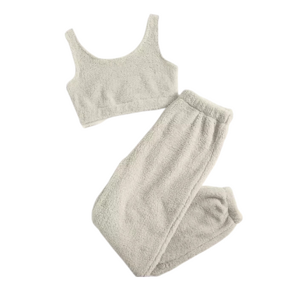 Warme en comfortabele fluwelen relaxfauteuil voor de winter