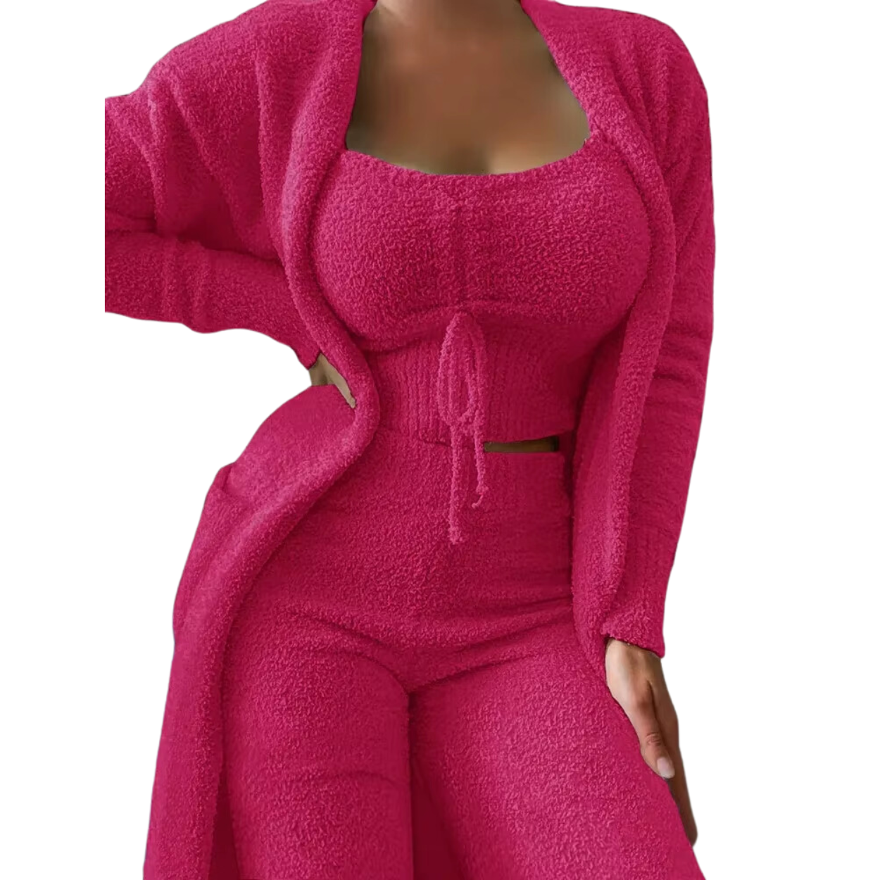 Pyjama Velours Doux et Confortable pour Femme