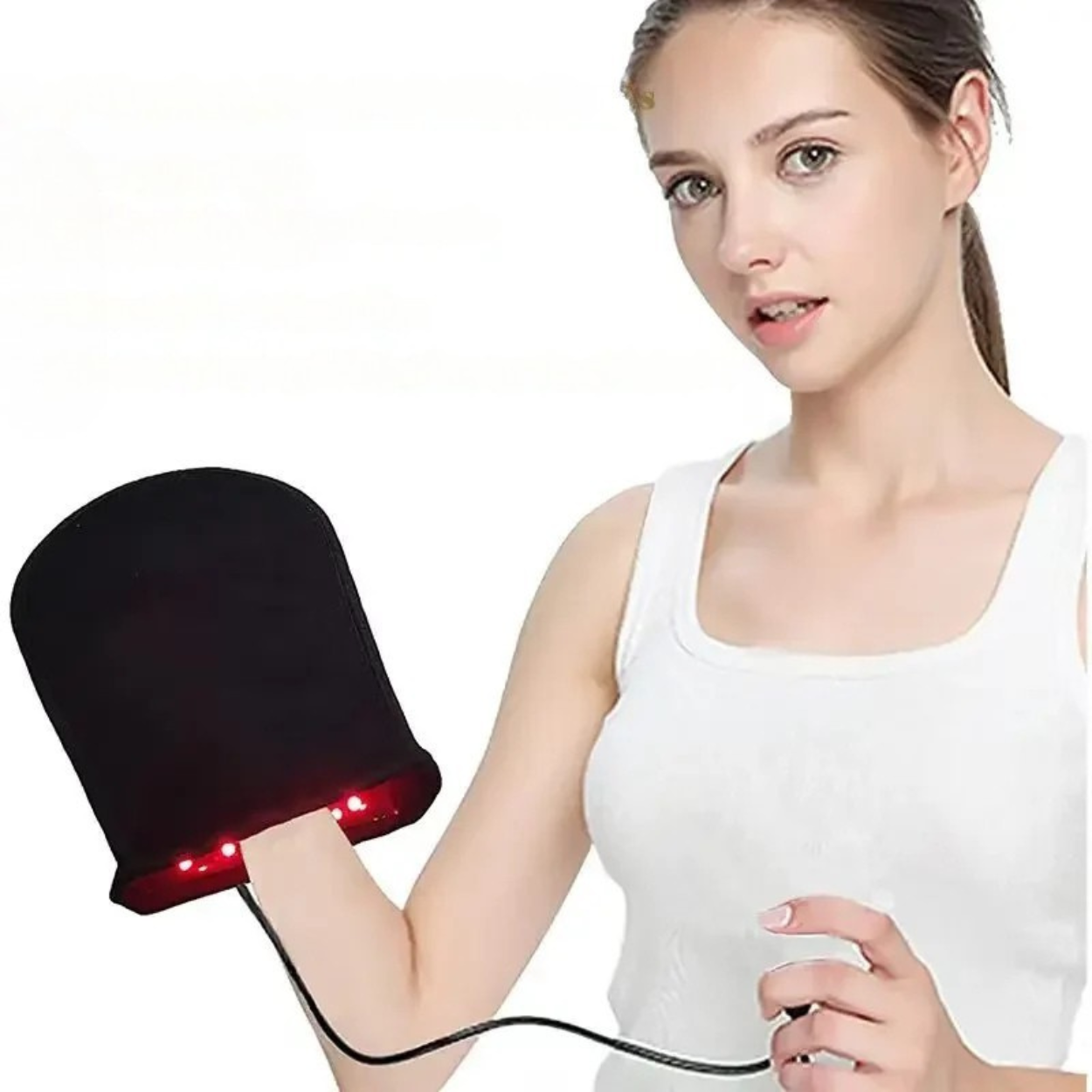 Gants de Luminothérapie LED Rouge et Infrarouge Chauffants