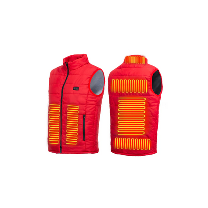 Gilet Chauffant Électrique 9 Zones de Chaleur Réglable