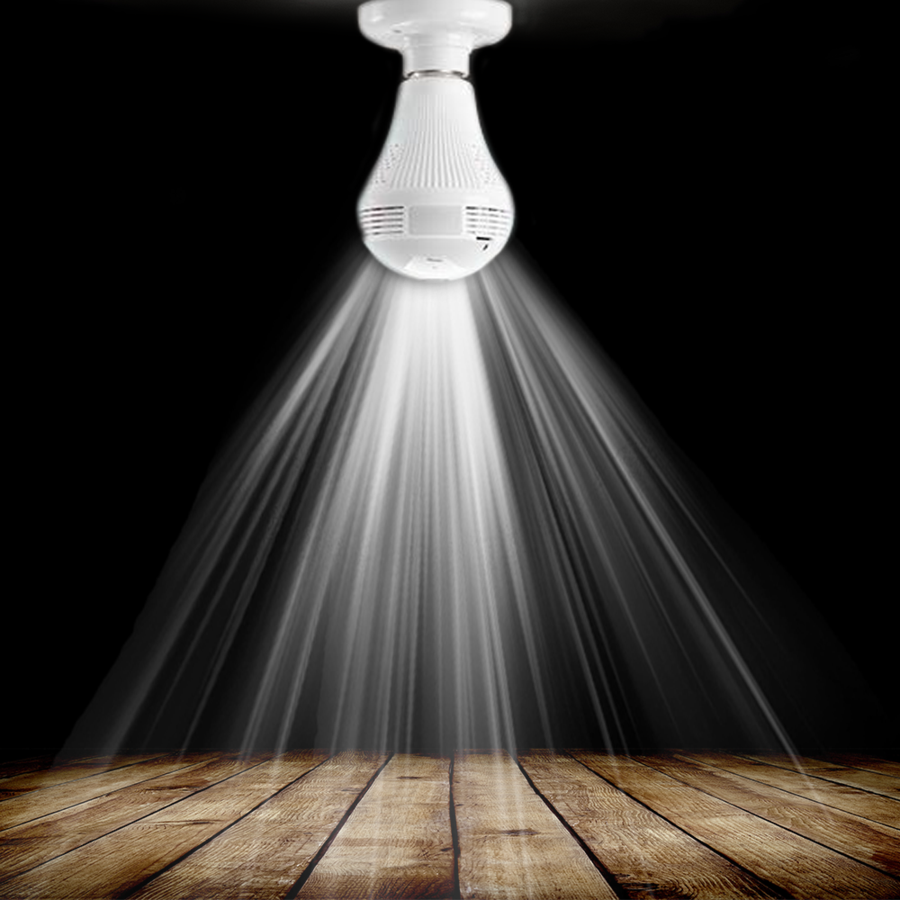 Caméra de Surveillance LED Panoramique - Santeova