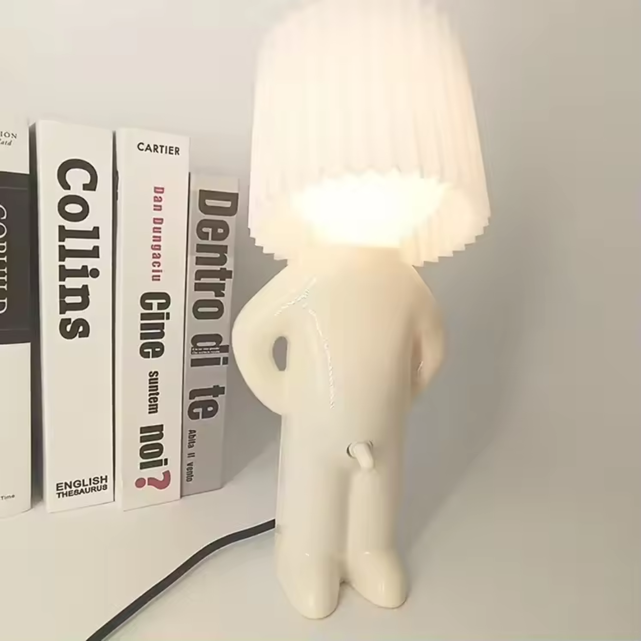 Originele Bureaulamp in de Vorm van een Figuren