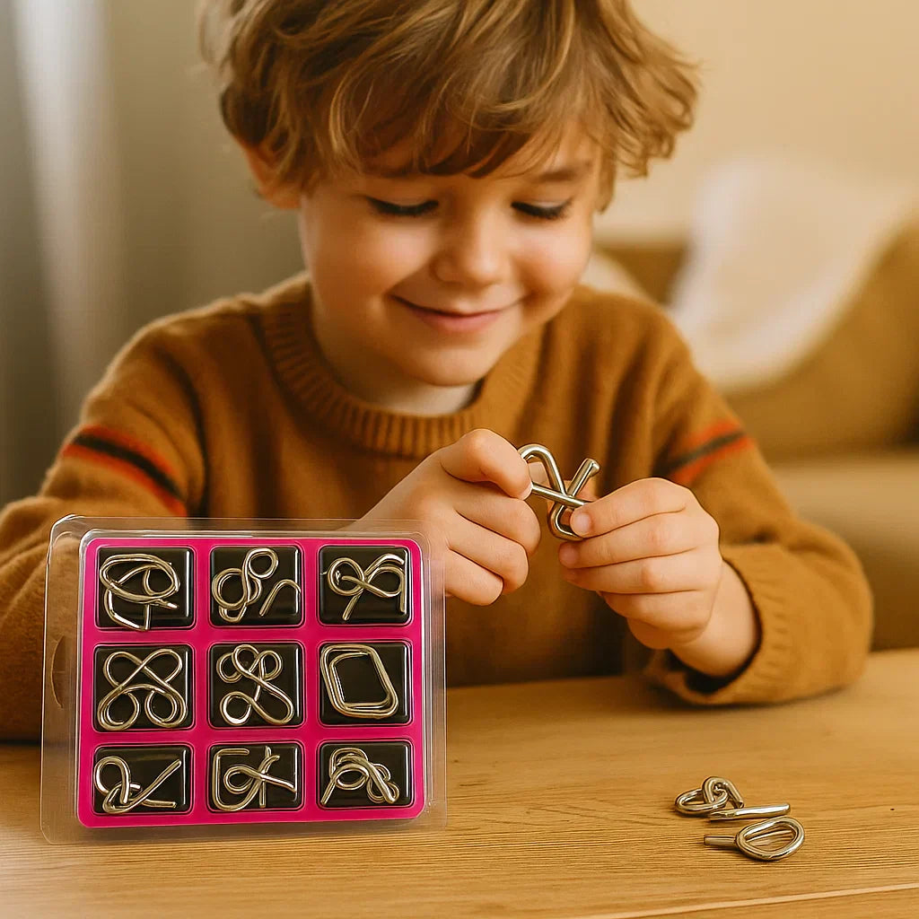 Educatief metalen puzzelspel voor kinderen