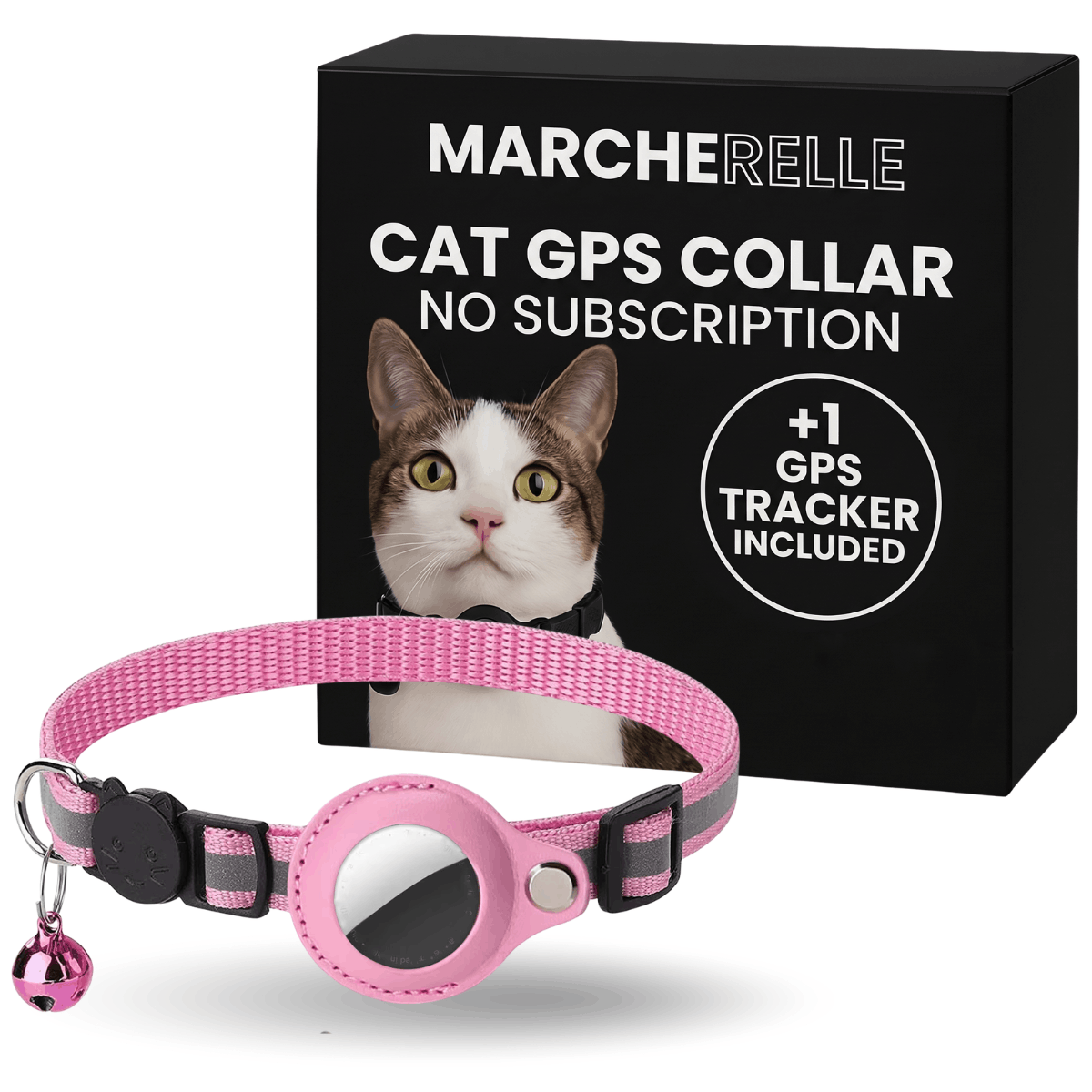Macherelle™ – GPS Cat Collar No Subscription Required | Compatible with iOS & Android