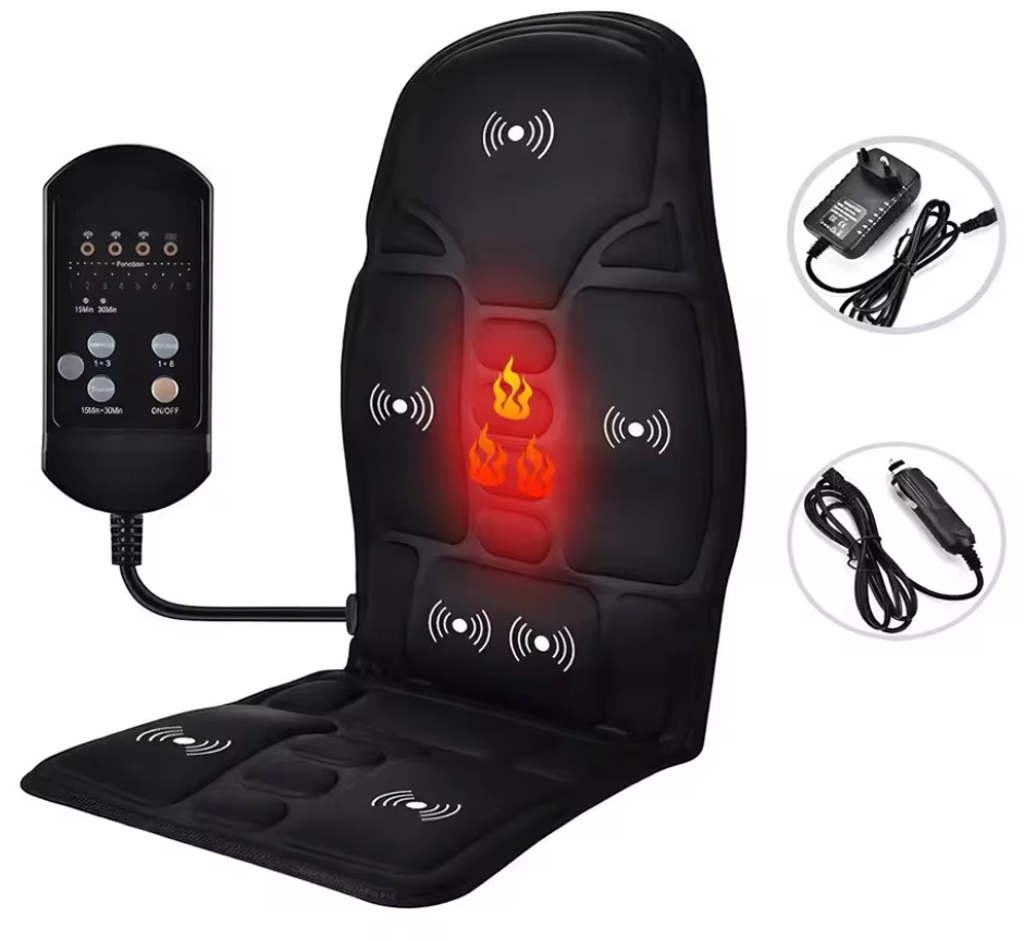 Marcherelle™ – Coussin Massage Shiatsu Chauffant Pour Maison, Bureau et Voiture