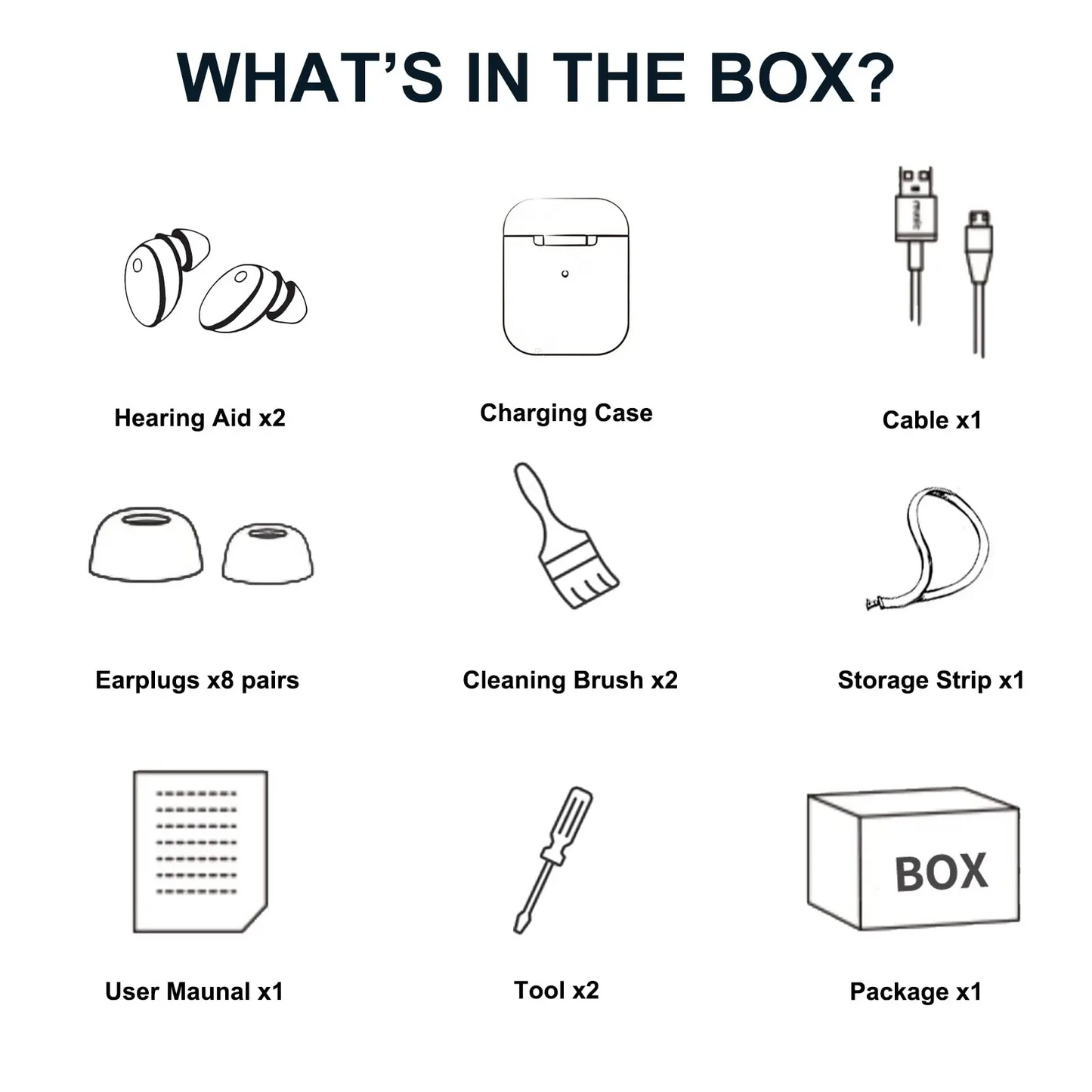 Marcherelle™ – Appareil Auditif Rechargeable pour Ecoute Plus Claire