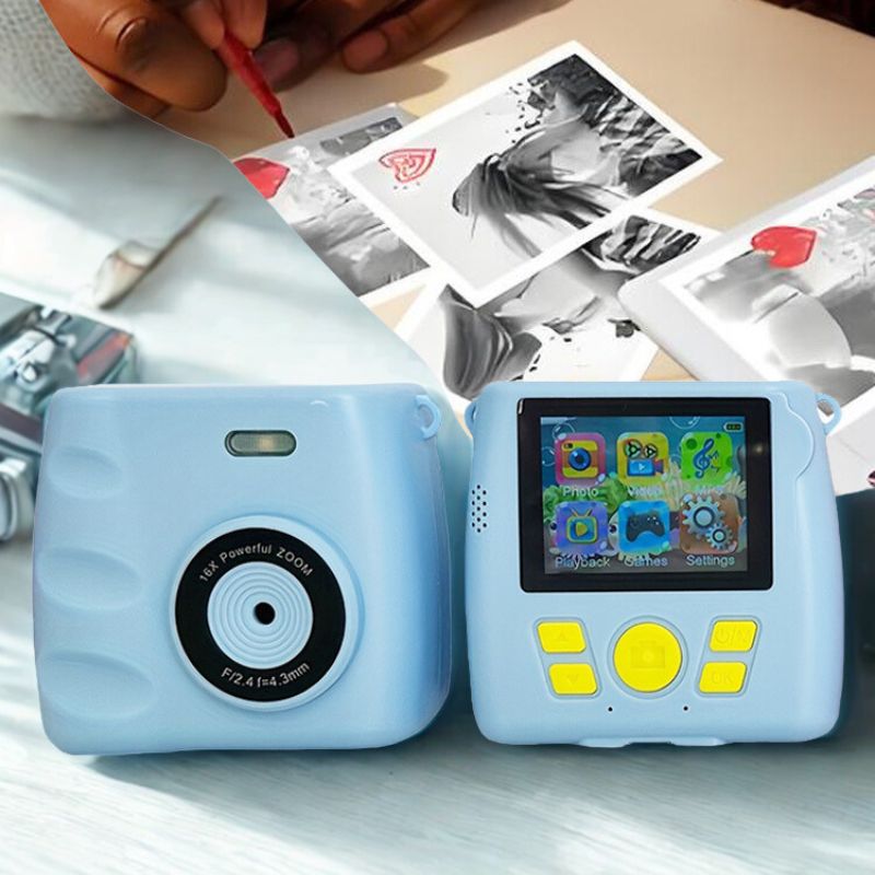 Marcherelle™ – Appareil Photo Enfant avec Impression Instantanée