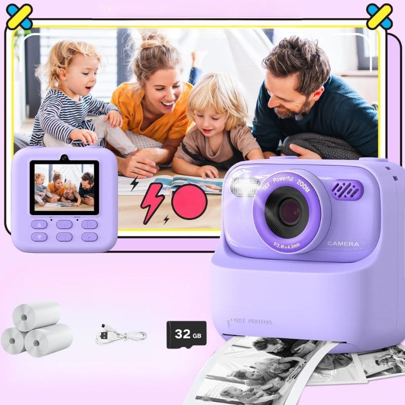 Marcherelle™ – Appareil Photo Instantané pour Enfant Créatif