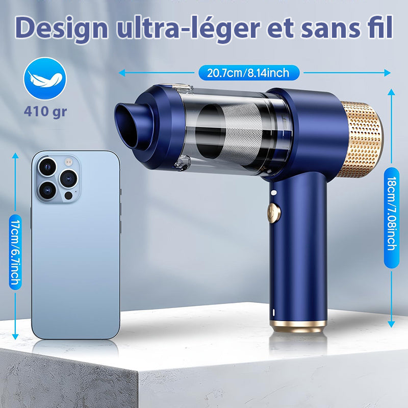 Marcherelle™ – Aspirateur Voiture Sans Fil Puissant et Efficace