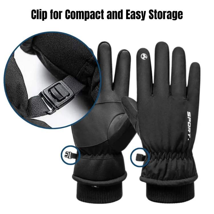 Marcherelle™ – Gants de Ski Imperméables avec Isolation 3M et Technologie Tactile
